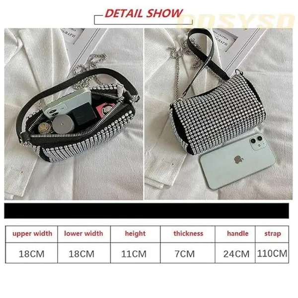 Multicolour_Rhinestone_Crossbody_Chain_Sling_Bag_For_Women