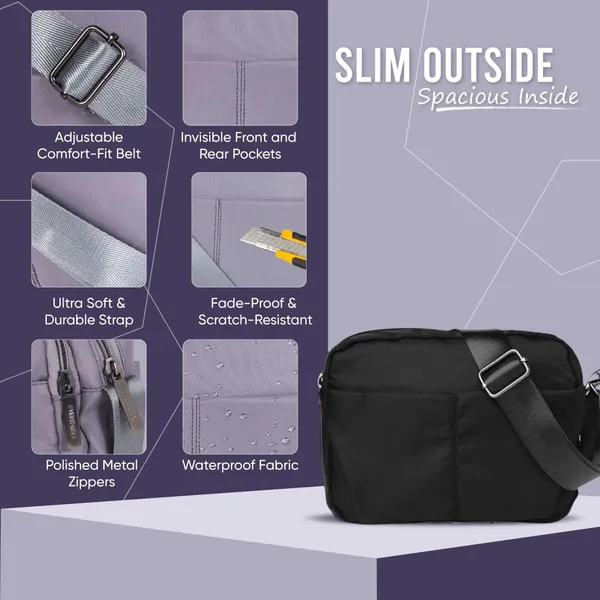 Black_Crossbody_Sling_Waterproof_Shoulder_Messenger_Bag_For_Men_&_Women
