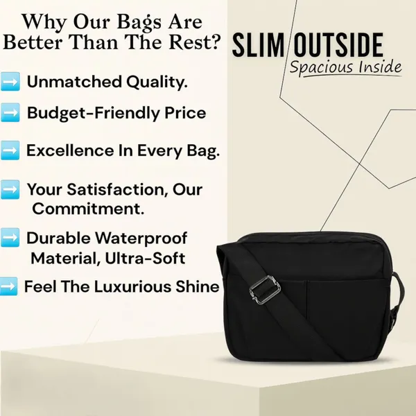Black_Crossbody_Sling_Waterproof_Shoulder_Messenger_Bag_For_Men_&_Women