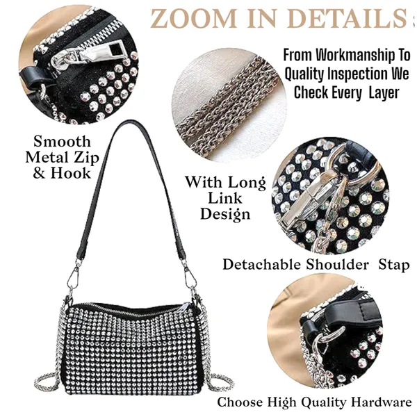 Silver_Rhinestone_Crossbody_Chain_Sling_Bag_For_Women