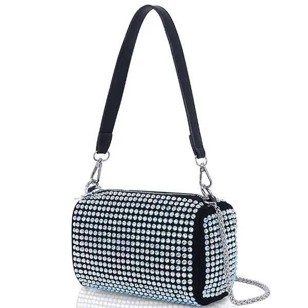Multicolour_Rhinestone_Crossbody_Chain_Sling_Bag_For_Women