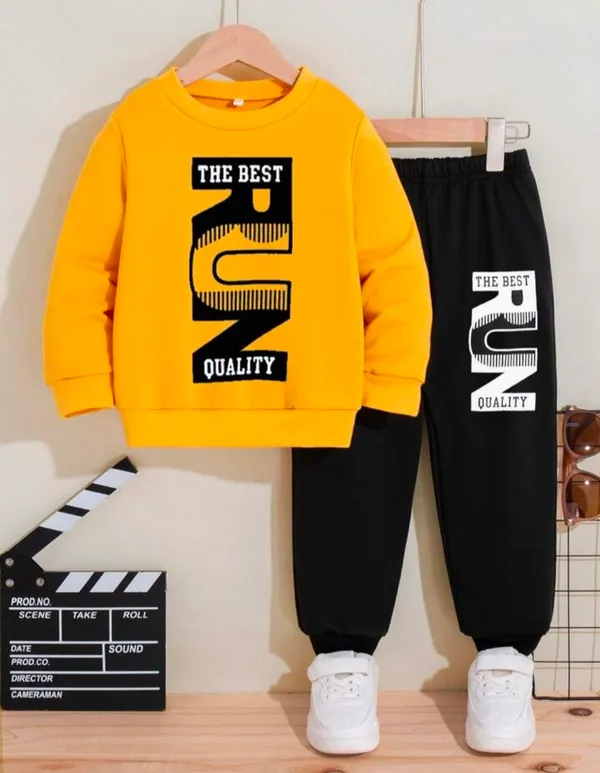 Yellow_Run_T-Shirt_Legis_Trendy_Top_And_Bottom_Set_For_Boys