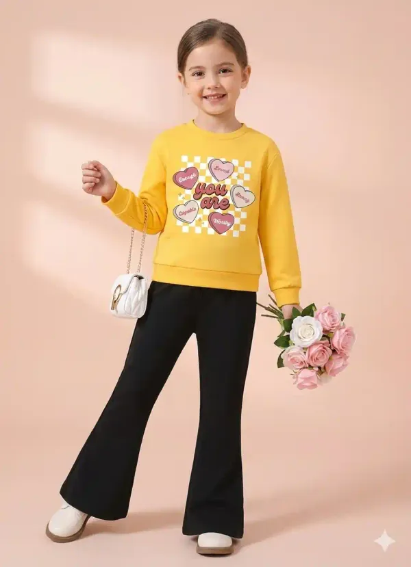 You_Are_T-shirt_And_Plazza_Set_Yellow_&_Black