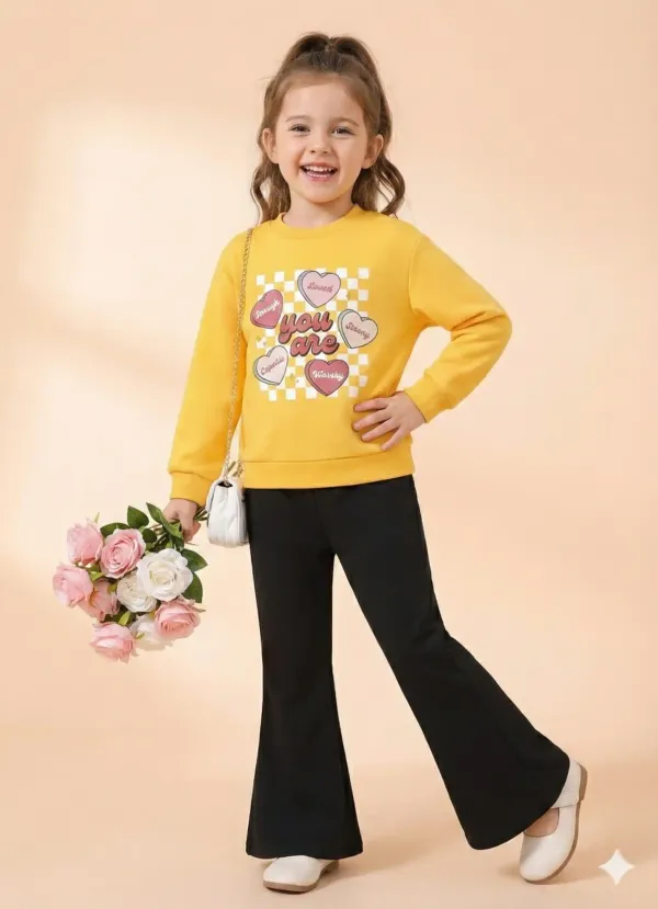 You_Are_T-shirt_And_Plazza_Set_Yellow_&_Black