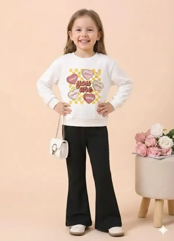 You_Are_T-shirt_And_Plazza_Set_White_&_Black