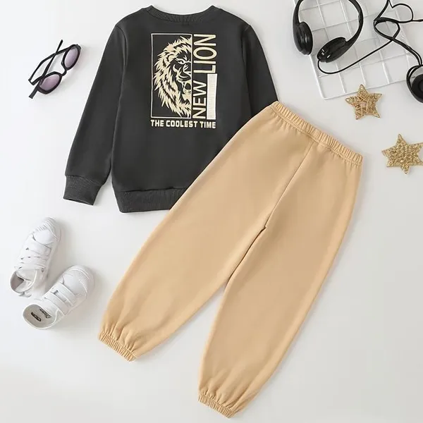 Black_New_Lion_T-Shirt_Legis_Trendy_Top_And_Bottom_Set_For_Boys