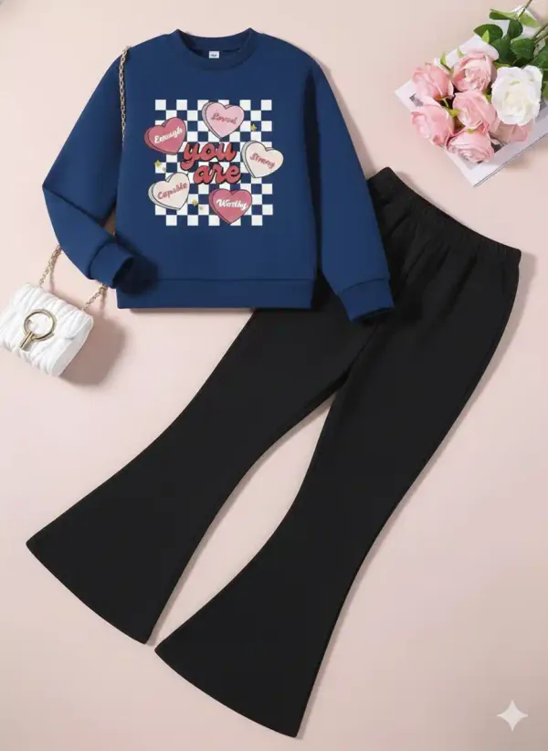 You_Are_T-shirt_And_Plazza_Set_Royal_Blue_&_Black