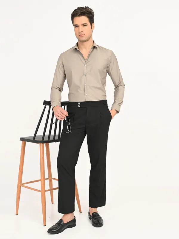 Premium_Cotton_Blend_Solid__Shirt_For_Men