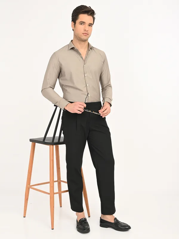 Premium_Cotton_Blend_Solid__Shirt_For_Men