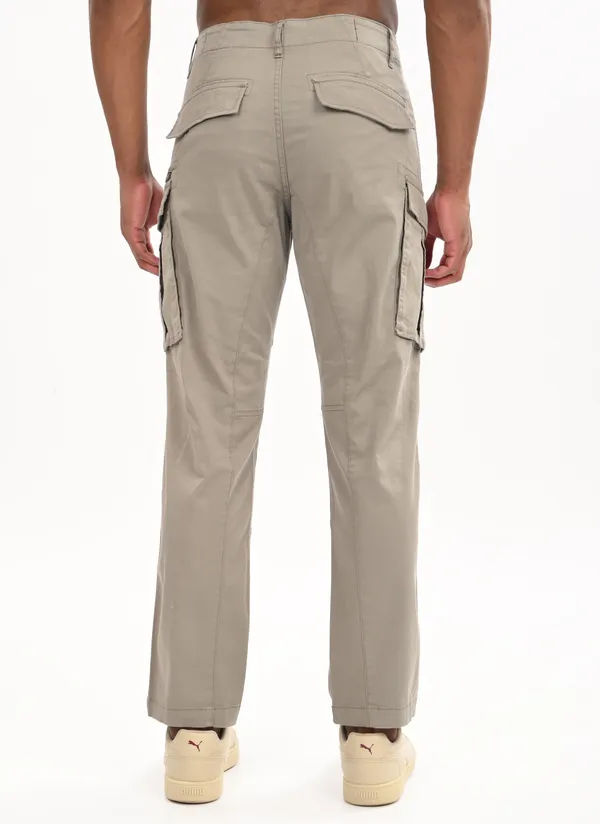 Grey_Premium_Cotton_Solid_Cargo_For_Men