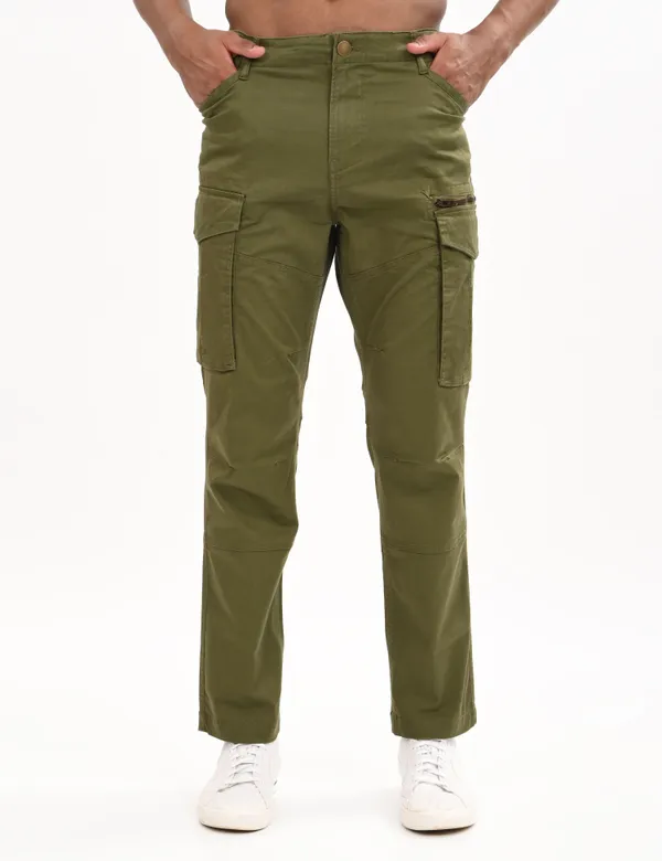 Green_Premium_Cotton_Solid_Cargo_For_Men