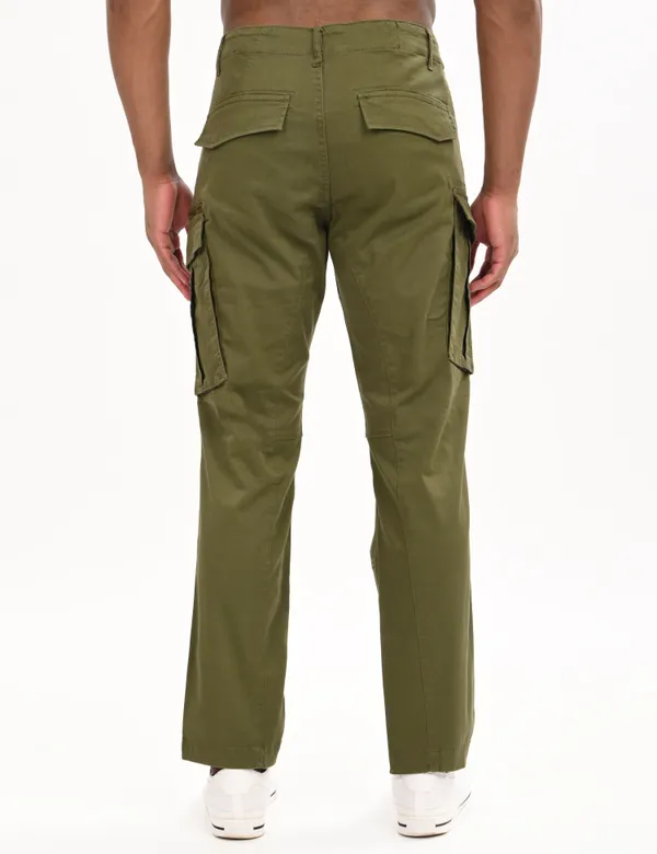 Green_Premium_Cotton_Solid_Cargo_For_Men