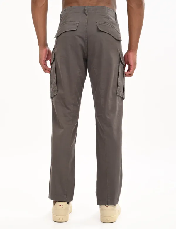 Grey_Premium_Cotton_Solid_Cargo_For_Men
