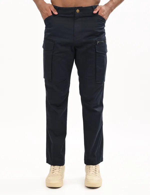 Dark_Blue_Premium_Cotton_Solid_Cargo_For_Men