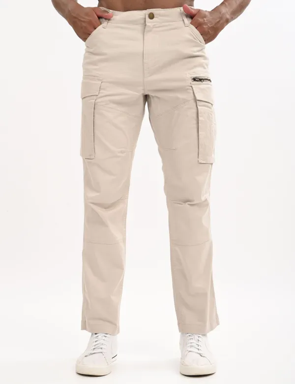 Beige_Premium_Cotton_Solid_Cargo_For_Men