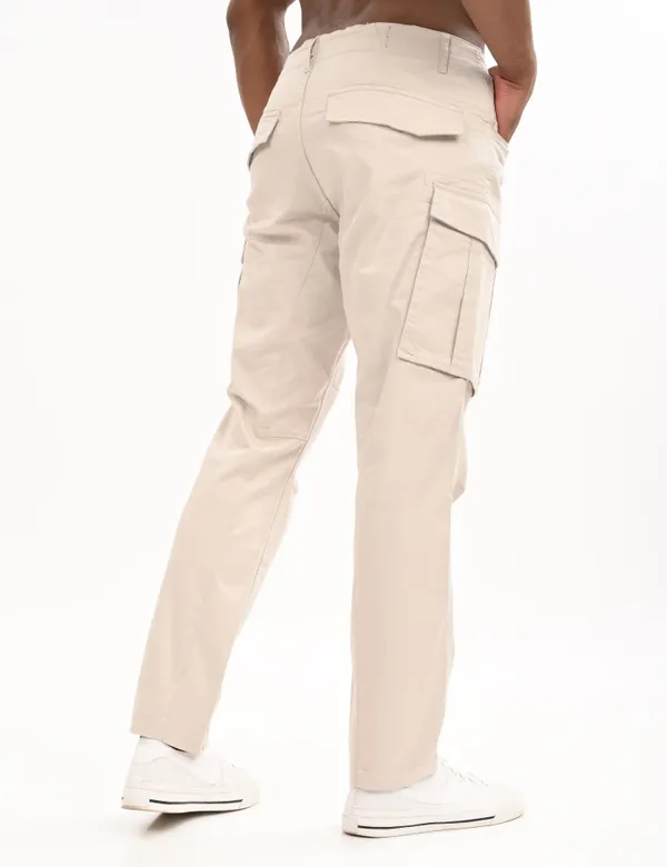 Beige_Premium_Cotton_Solid_Cargo_For_Men