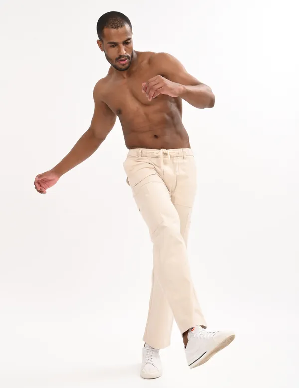 Beige_Premium_Cotton_Solid_Cargo_For_Men