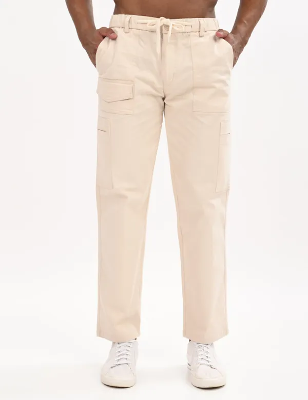 Beige_Premium_Cotton_Solid_Cargo_For_Men