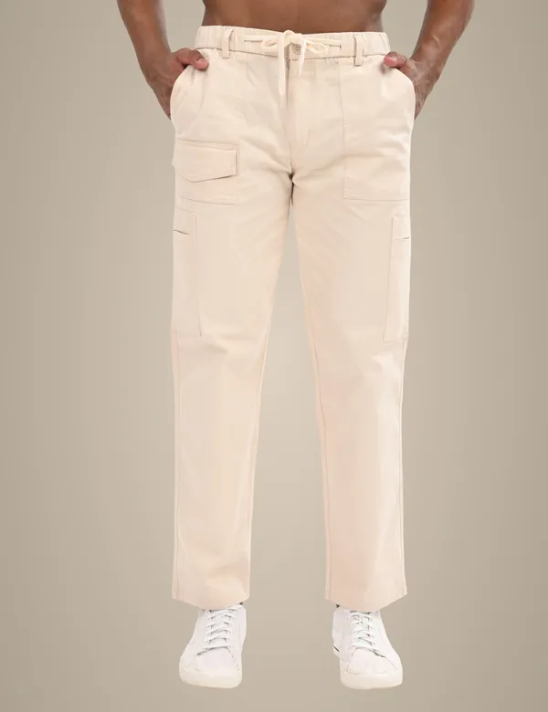 Beige_Premium_Cotton_Solid_Cargo_For_Men