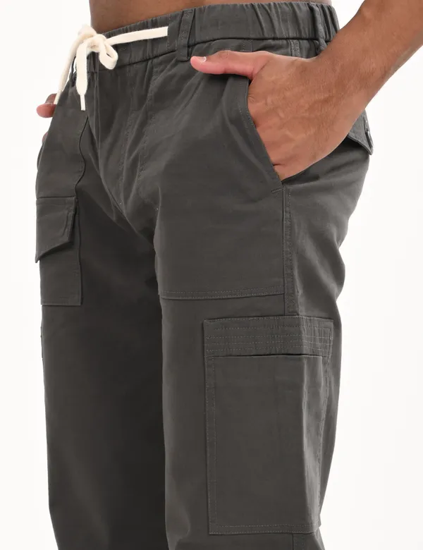 Grey_Premium_Cotton_Solid_Cargo_For_Men