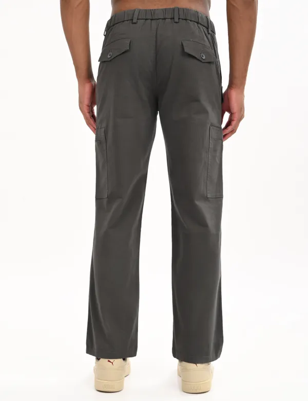 Grey_Premium_Cotton_Solid_Cargo_For_Men