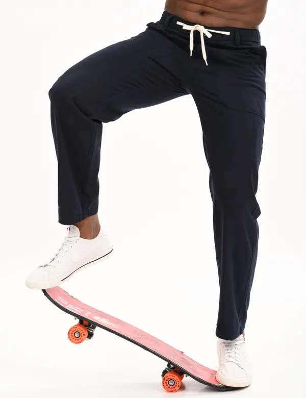 Dark_Blue_Premium_Cotton_Solid_Cargo_For_Men