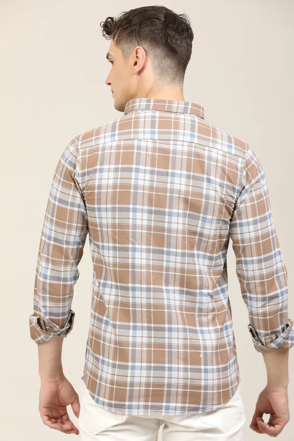 Multicolor_Premium_Cotton_Blend_Checkered_Shirt_For_Men