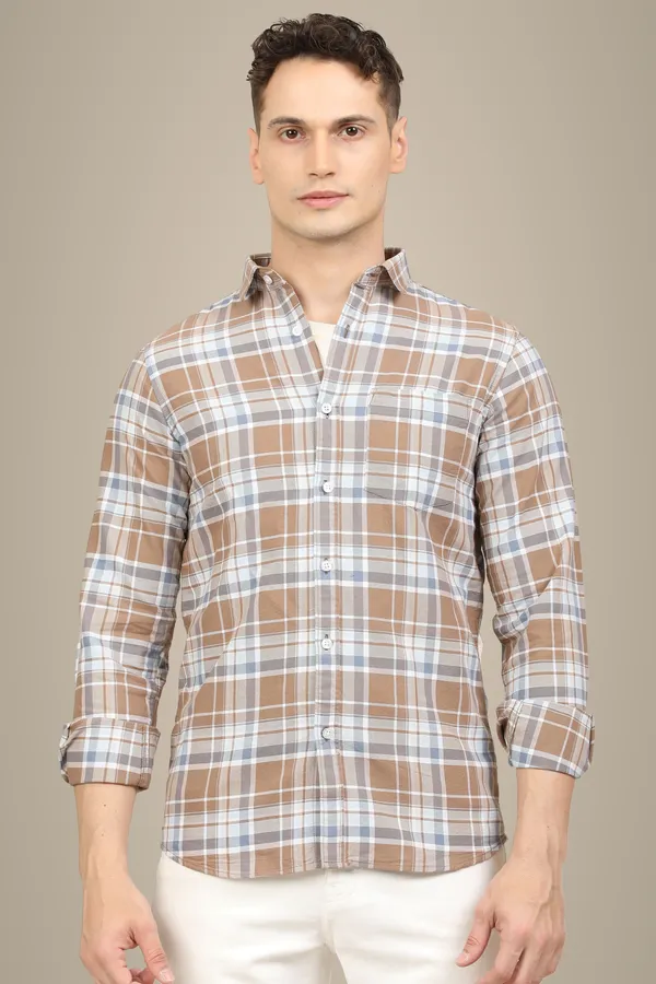 Multicolor_Premium_Cotton_Blend_Checkered_Shirt_For_Men