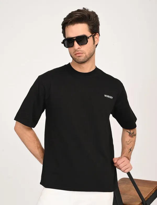 Black_Premium_Pure_Cotton_Solid_T-Shirt_For_Men