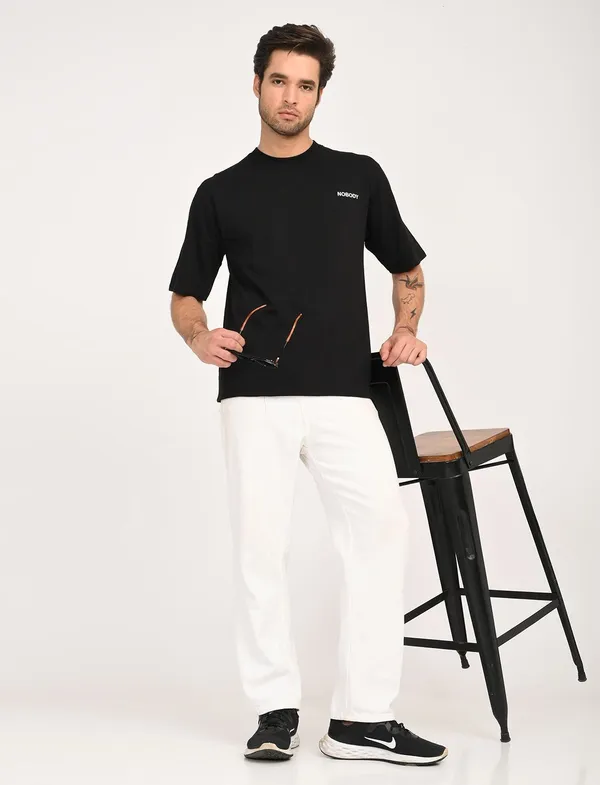 Black_Premium_Pure_Cotton_Solid_T-Shirt_For_Men
