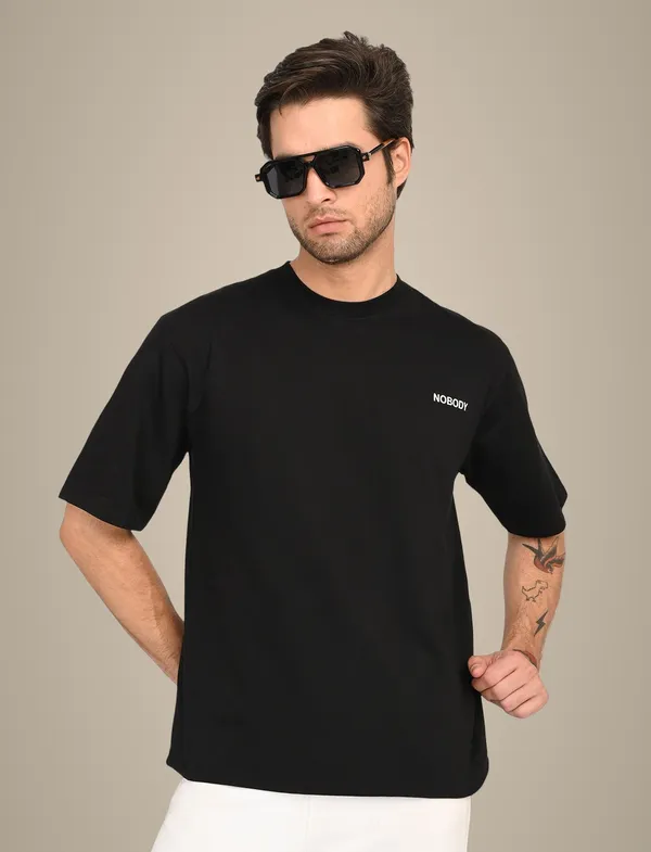 Black_Premium_Pure_Cotton_Solid_T-Shirt_For_Men