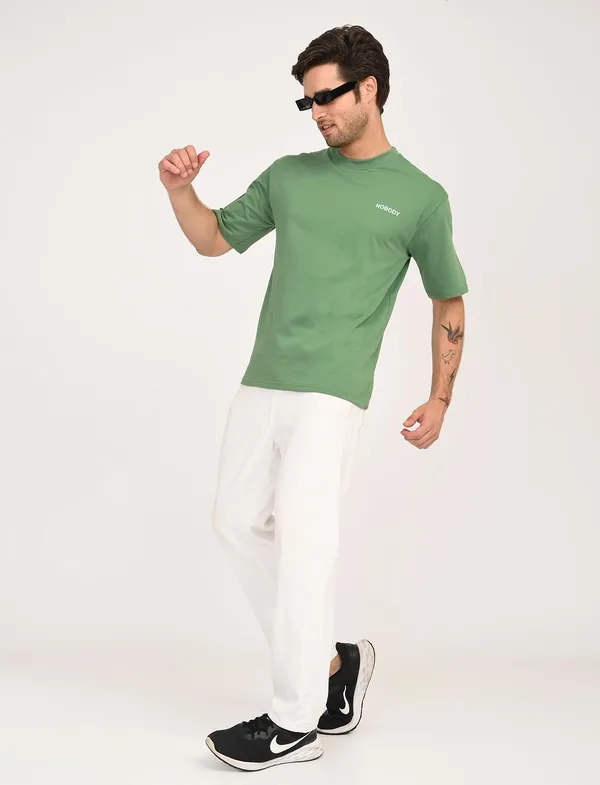 Green_Premium_Pure_Cotton_Solid_T-Shirt_For_Men
