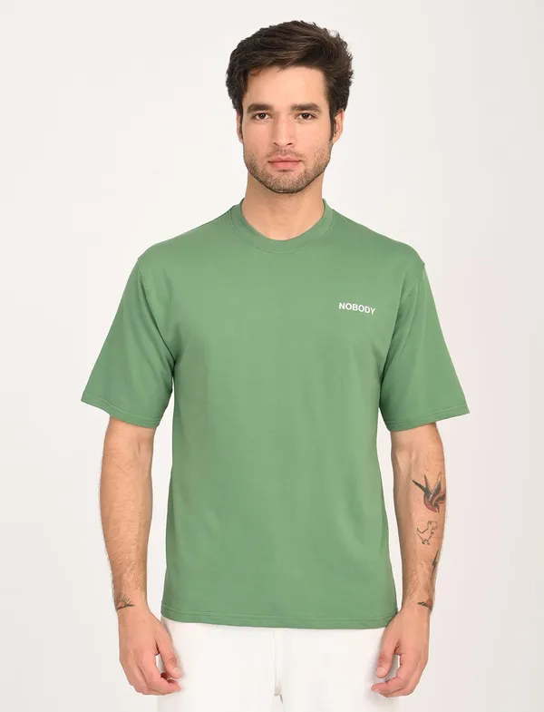 Green_Premium_Pure_Cotton_Solid_T-Shirt_For_Men