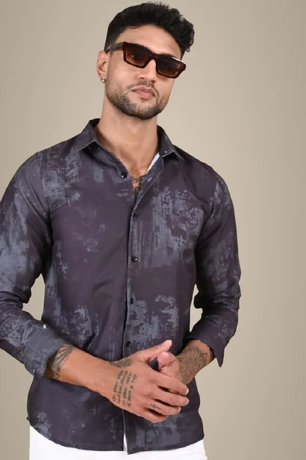 Grey_Premium_Satin_Printed_Shirt_For_Men