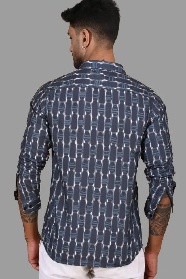 Grey_Premium_Satin_Printed_Shirt_For_Men