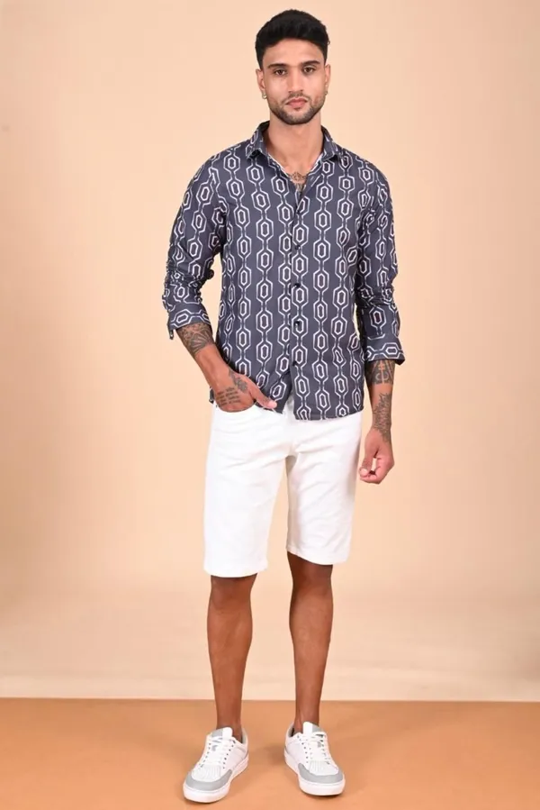 Grey_Premium_Satin_Printed_Shirt_For_Men