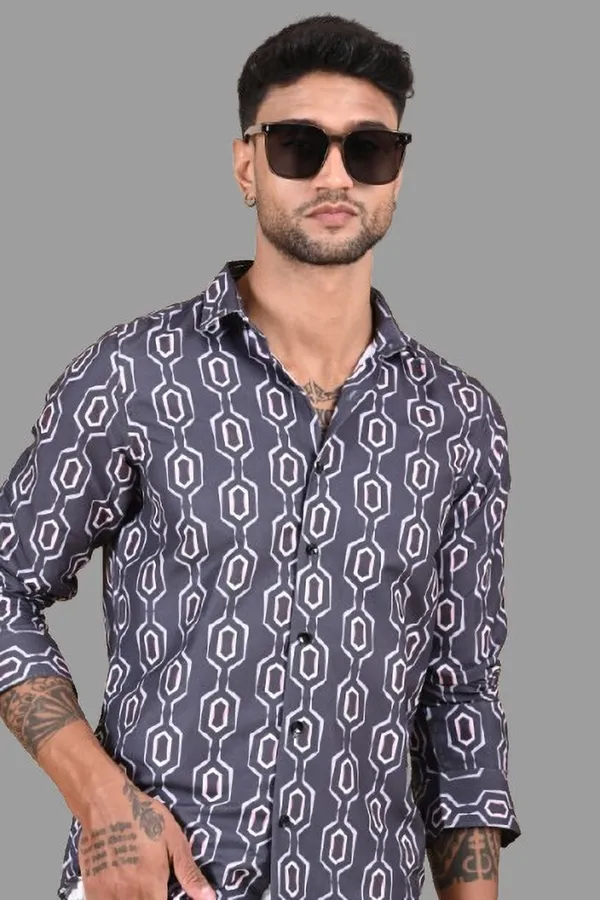 Grey_Premium_Satin_Printed_Shirt_For_Men