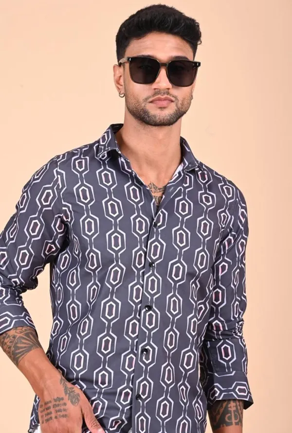 Grey_Premium_Satin_Printed_Shirt_For_Men