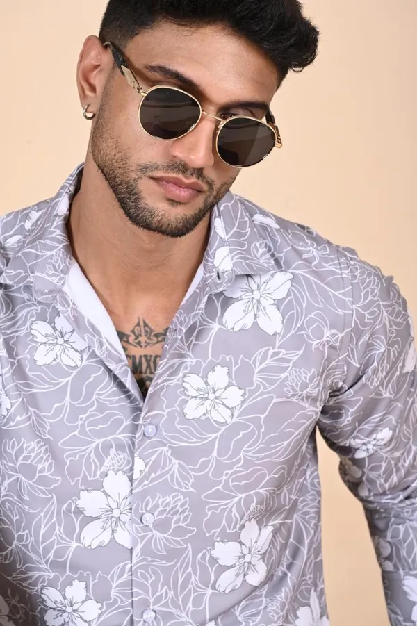 Grey_Premium_Satin_Printed_Shirt_For_Men
