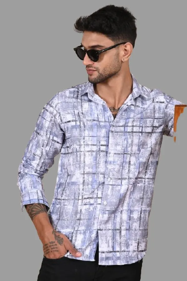 Dark_Blue_Premium_Satin_Printed_Shirt_For_Men