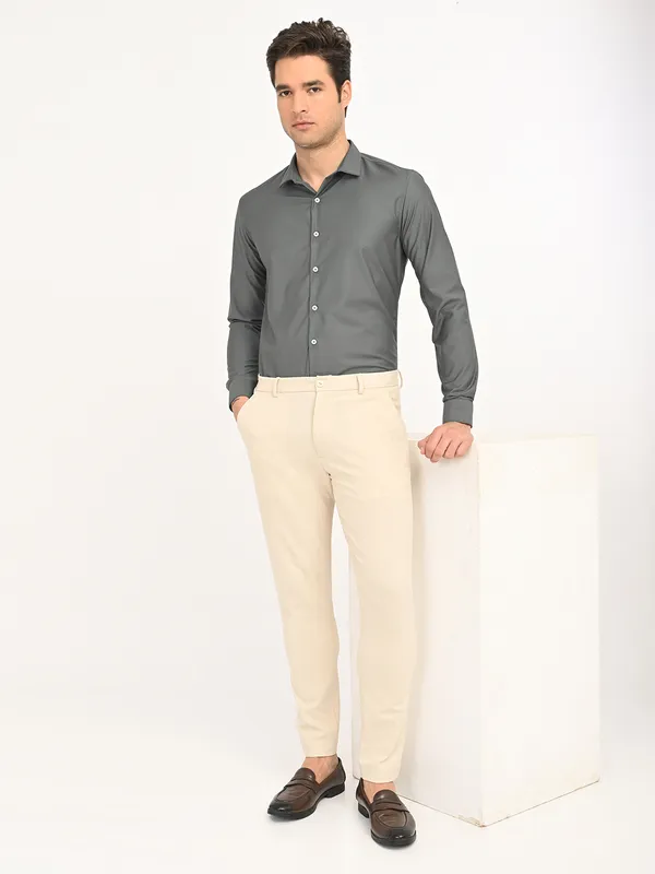 Premium_Cotton_Blend_Solid__Shirt_For_Men