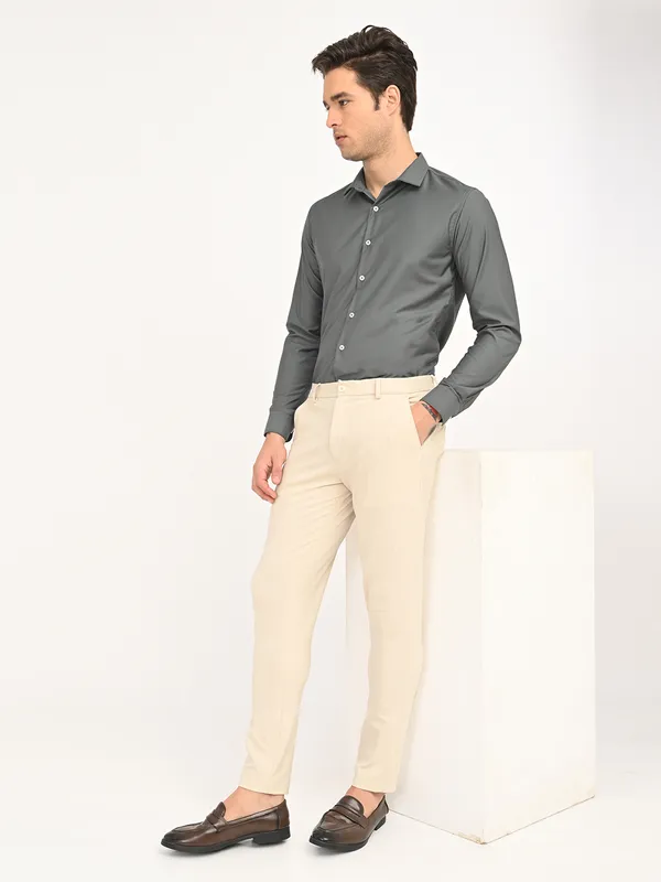 Premium_Cotton_Blend_Solid__Shirt_For_Men