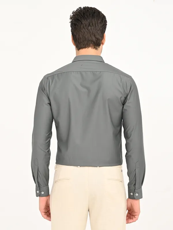 Premium_Cotton_Blend_Solid__Shirt_For_Men
