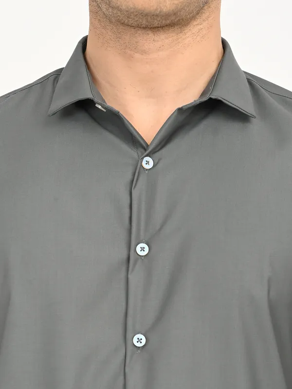 Premium_Cotton_Blend_Solid__Shirt_For_Men