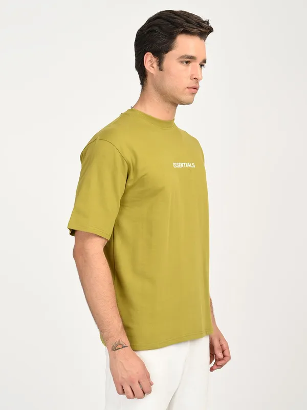 Green_Premium_Pure_Cotton_Solid_T-Shirt_For_Men