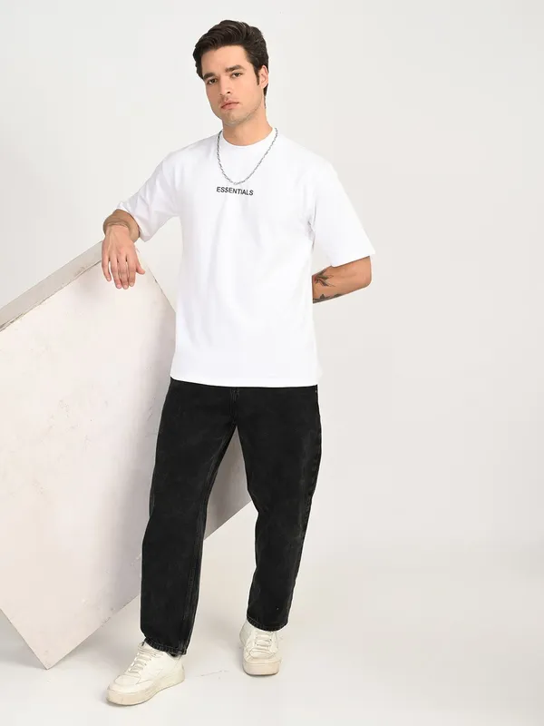 White_Premium_Pure_Cotton_Solid_T-Shirt_For_Men