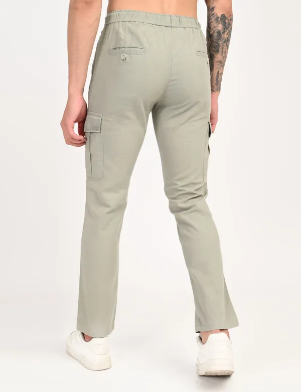Beige_Premium_Linen_Solid_Cargo_For_Men