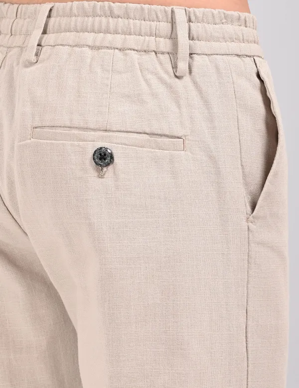 Beige_Premium_Linen_Blend_Solid_Joggers_For_Men