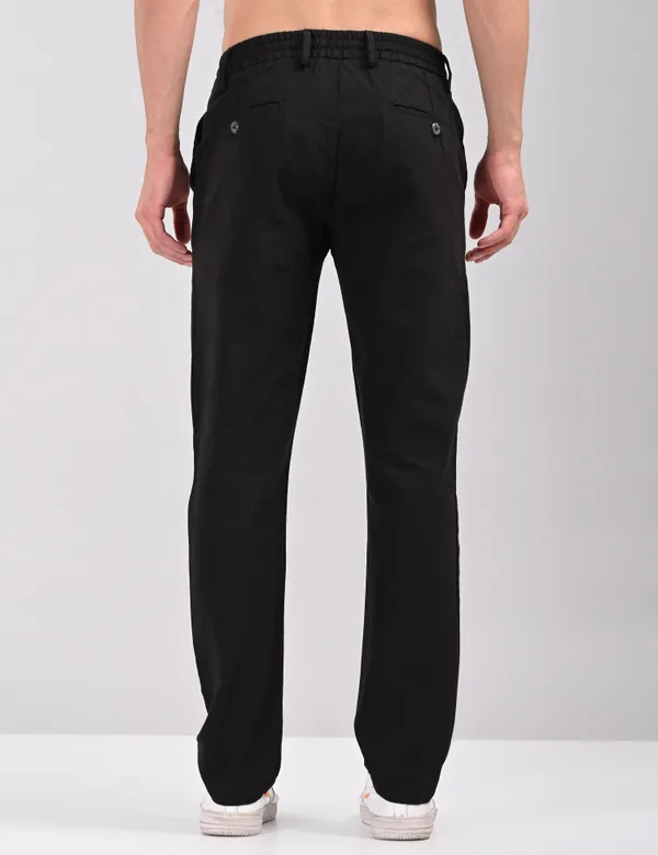 Black_Premium_Linen_Blend_Solid_Joggers_For_Men