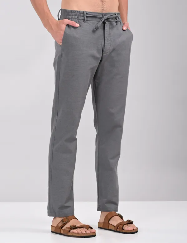 Grey_Premium_Linen_Blend_Solid_Joggers_For_Men